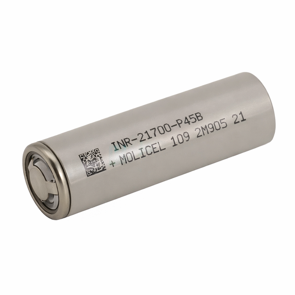 Lithium-ion Molicel INR21700-P45B 4500mAh &ndash; 45A &ndash; partially wrapped